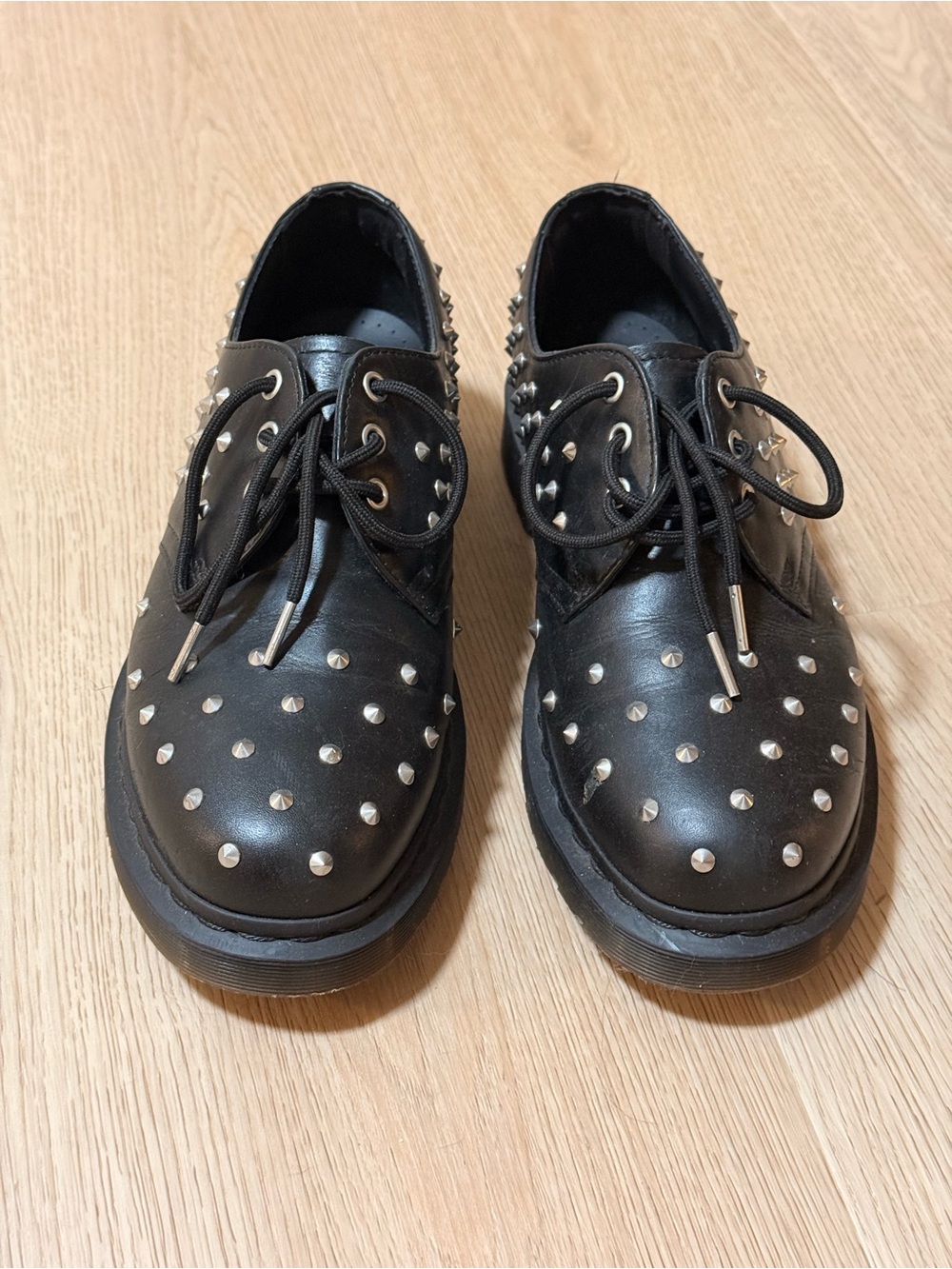 dr marten | black stud oxfords | mens size 10
